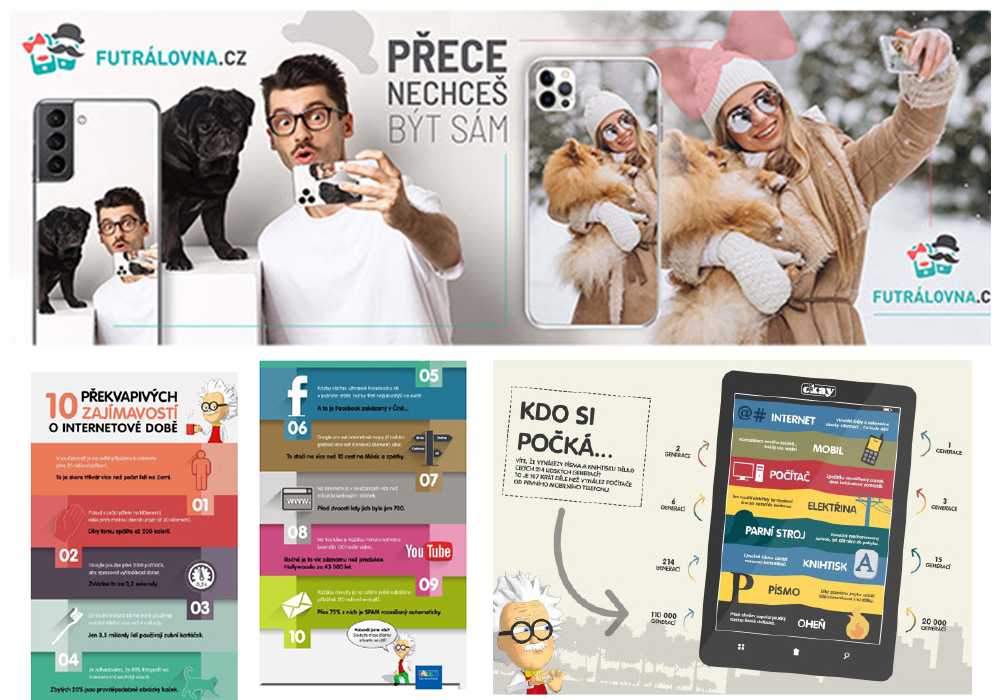 Grafika a obsah pro sociální sítě – Instagram, Facebook